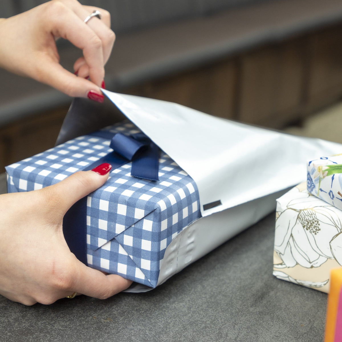 White Recycled Plastic Mailers