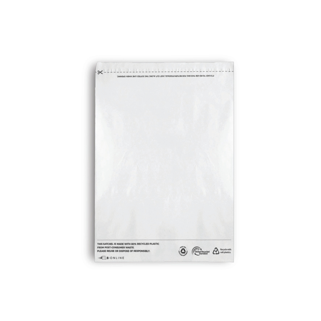B Online White Poly Mailer A4 Recycled-200/ctn